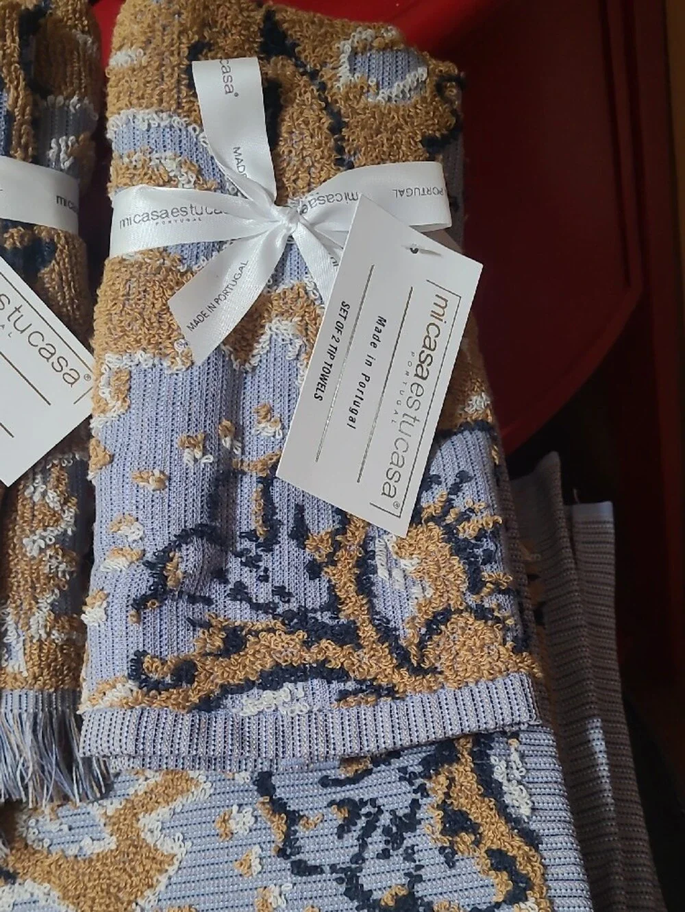 Mi Casas Portugal Jacquard Bath Towel Set